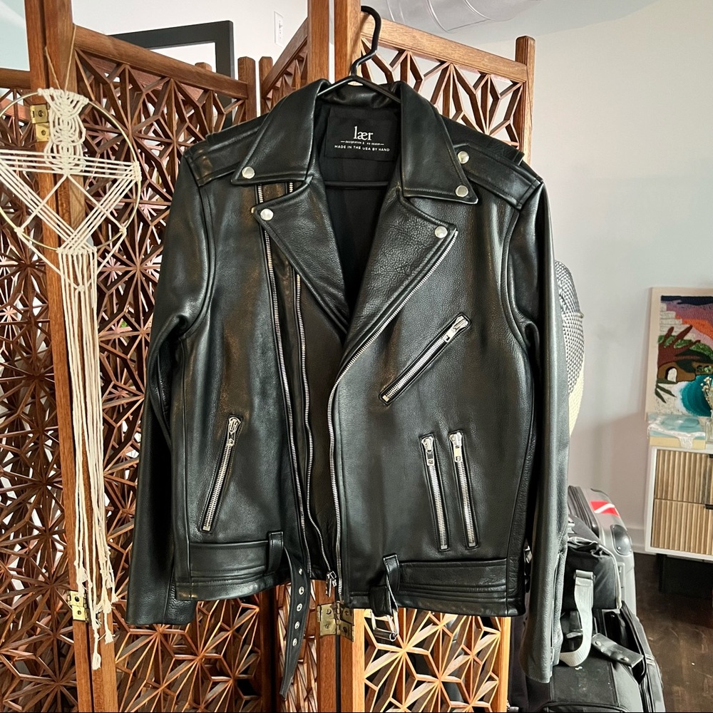Laer Women’s Classic Leather Moto - M